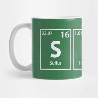 Shy (S-H-Y) Periodic Elements Spelling Mug